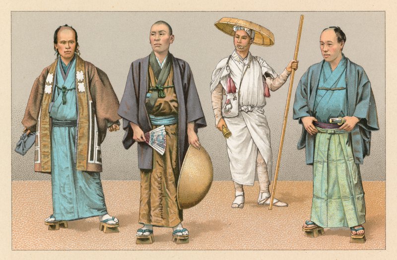 Japanisches Kostüm von French School