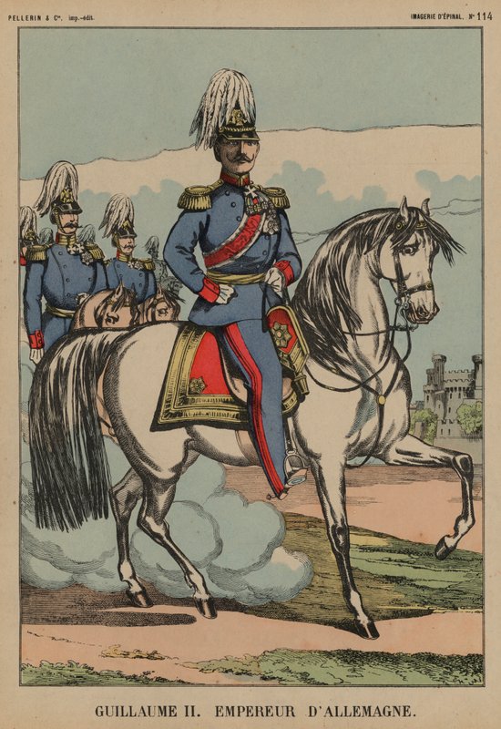 Kaiser Wilhelm II von Deutschland von French School