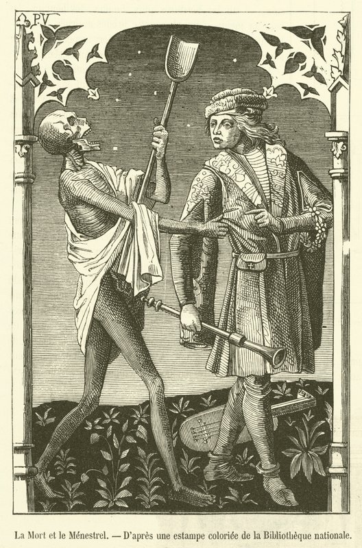 Der Tod und der Minnesänger von French School