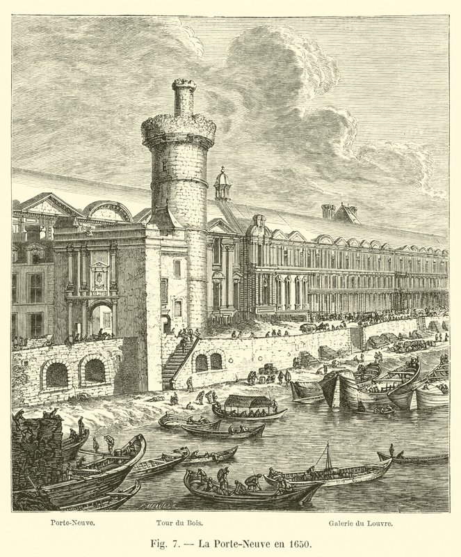 Das neue Tor im Jahr 1650 von French School