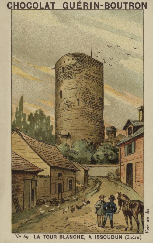 Der Weiße Turm in Issoudun, Indre von French School