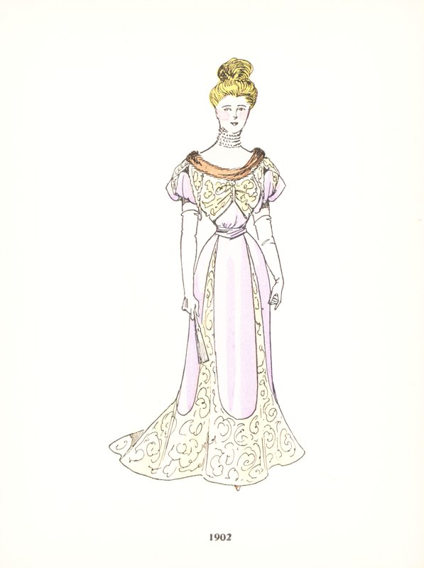 Damenmode, 1902 von French School