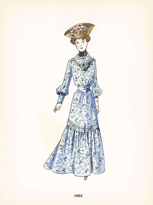 Damenmode, 1902 von French School