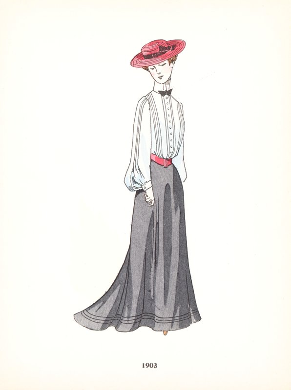 Damenmode, 1903 von French School
