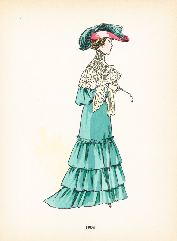 Damenmode, 1904 von French School