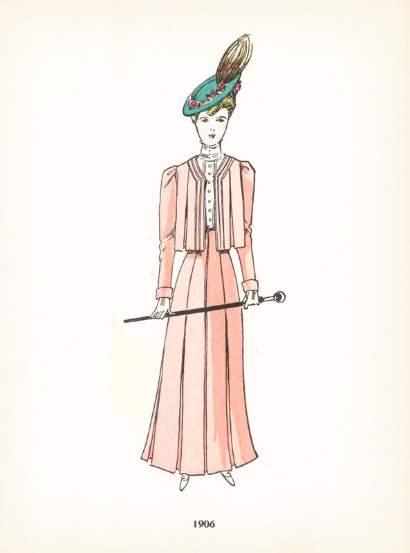 Damenmode, 1906 von French School