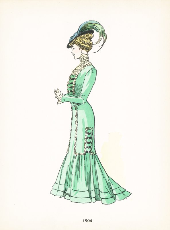 Damenmode, 1906 von French School