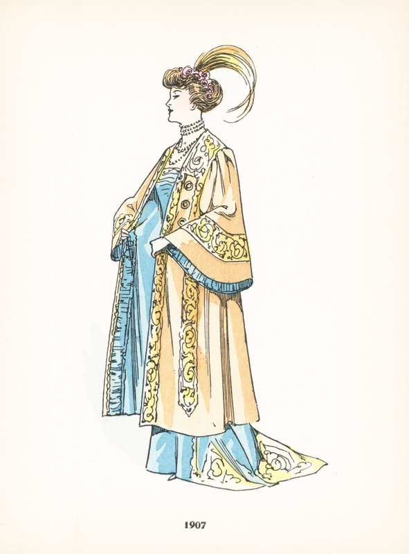 Damenmode, 1907 von French School