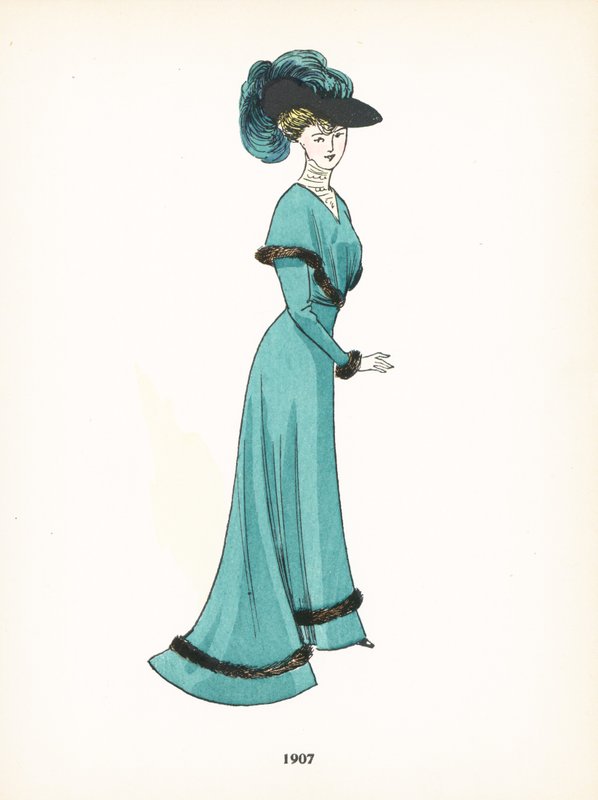Damenmode, 1907 von French School