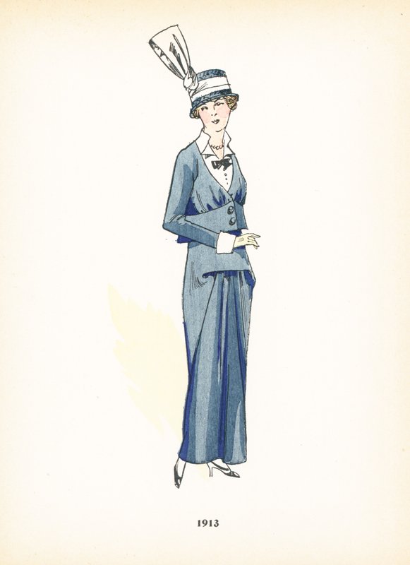 Damenmode, 1913 von French School
