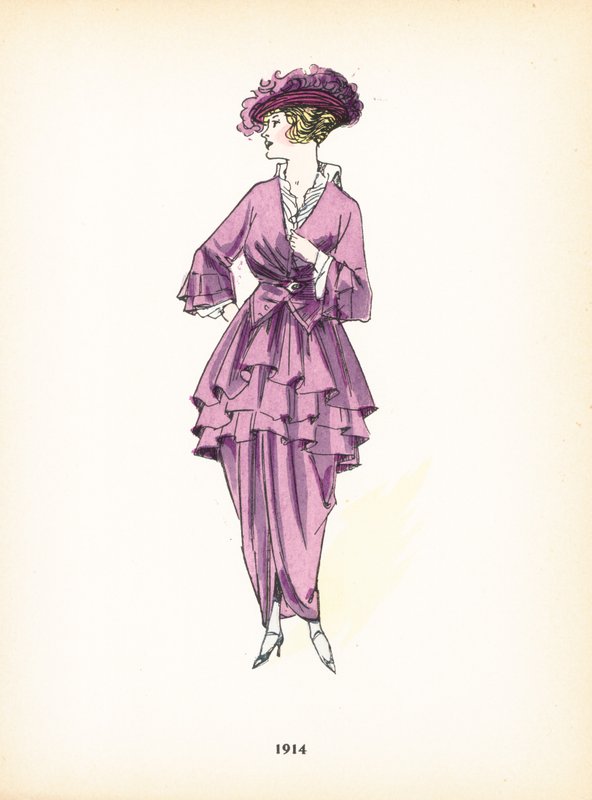 Damenmode, 1914 von French School