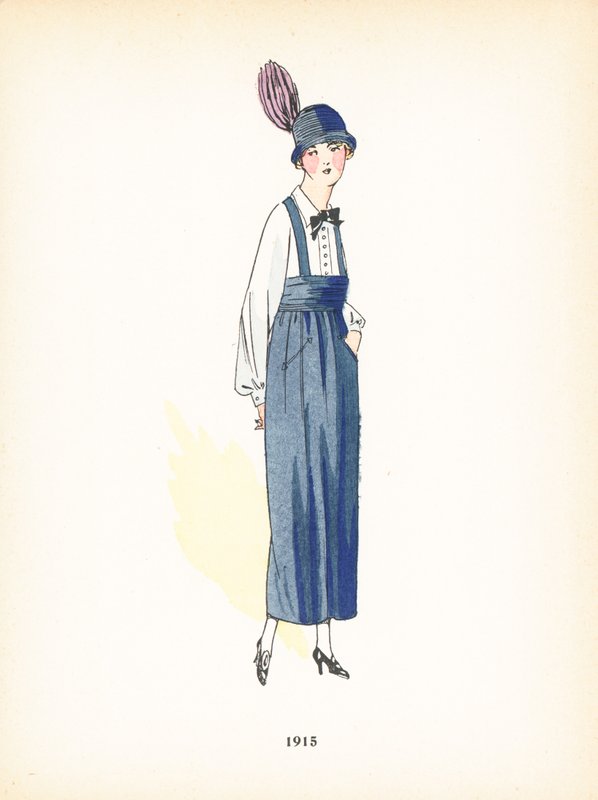 Damenmode, 1915 von French School
