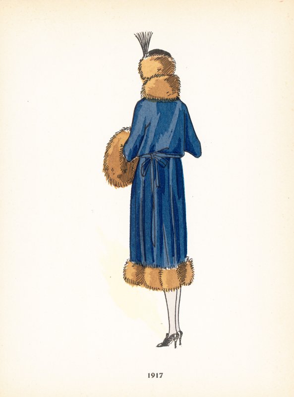 Damenmode, 1917 von French School