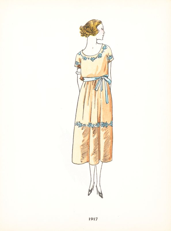 Damenmode, 1917 von French School
