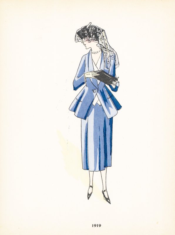 Damenmode, 1919 von French School
