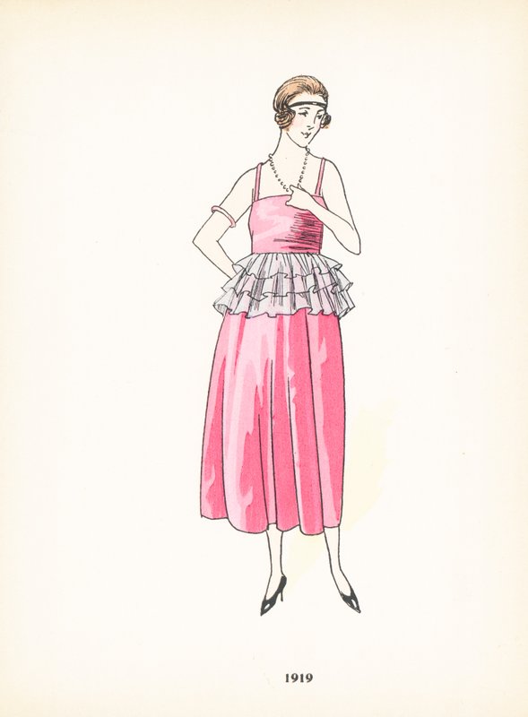 Damenmode, 1919 von French School