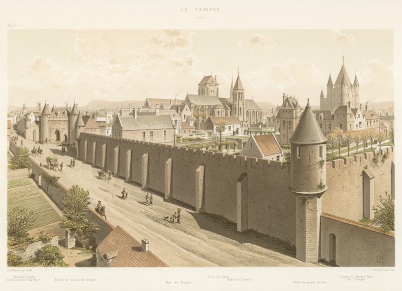 Der Tempel, 1450 von French School