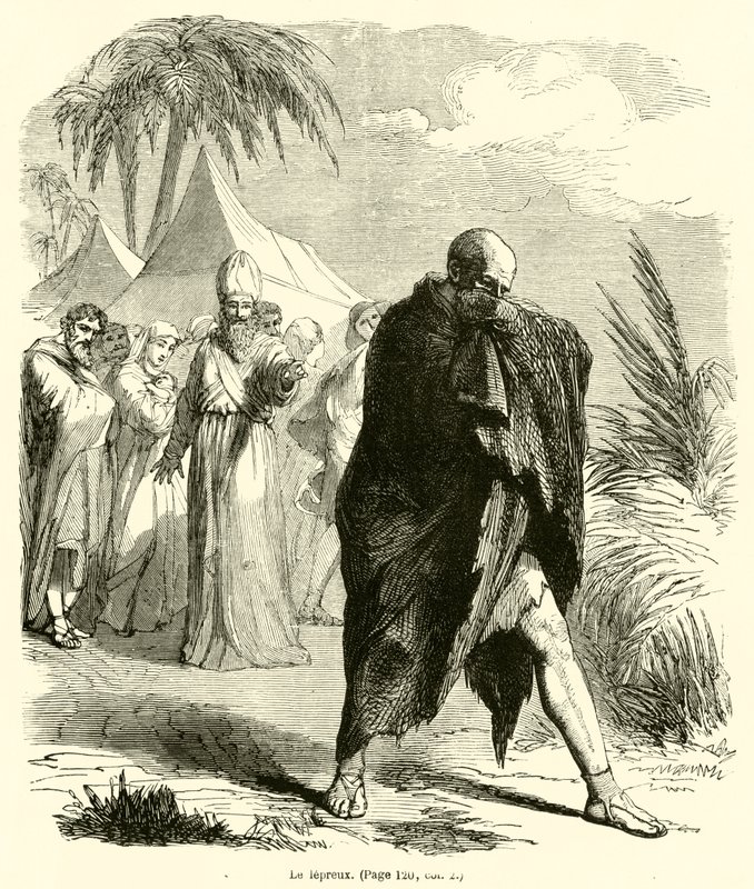 Der Aussätzige von French School