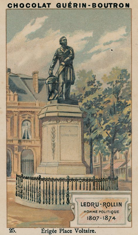 Ledru-Rollin, Politiker, 1807-1874, errichtet am Place Voltaire von French School