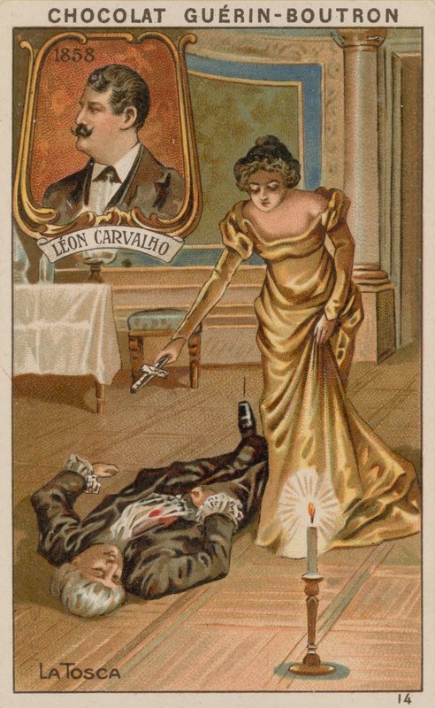 Leon Carvalho, La Tosca von French School