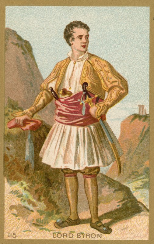 Lord Byron, englischer Dichter von French School