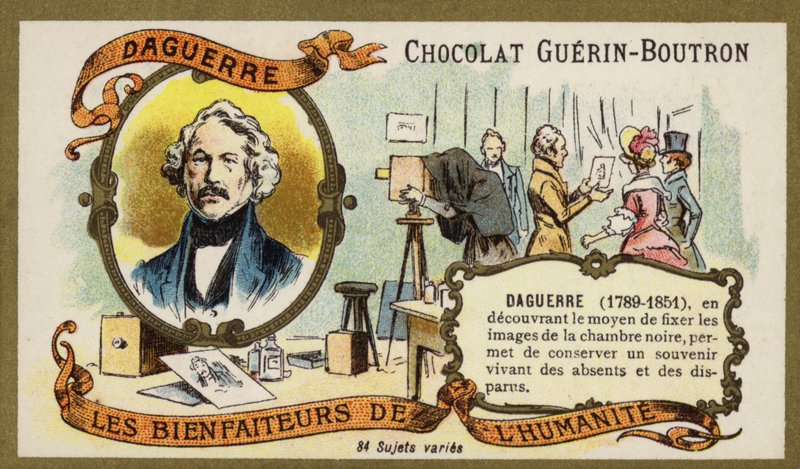 Louis Daguerre, französischer Fotopionier von French School