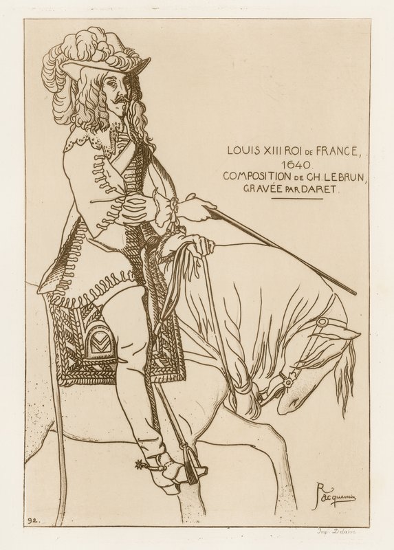 Ludwig XIII., König von Frankreich, 1640 von French School