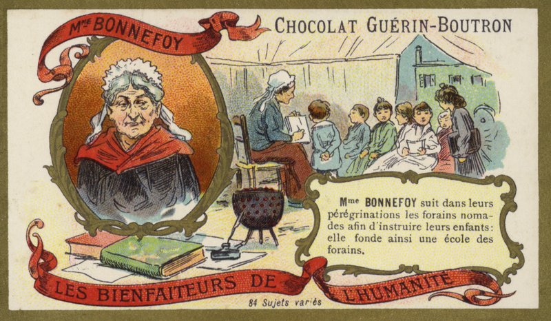 Madame Bonnefoy, französische Philanthropin von French School