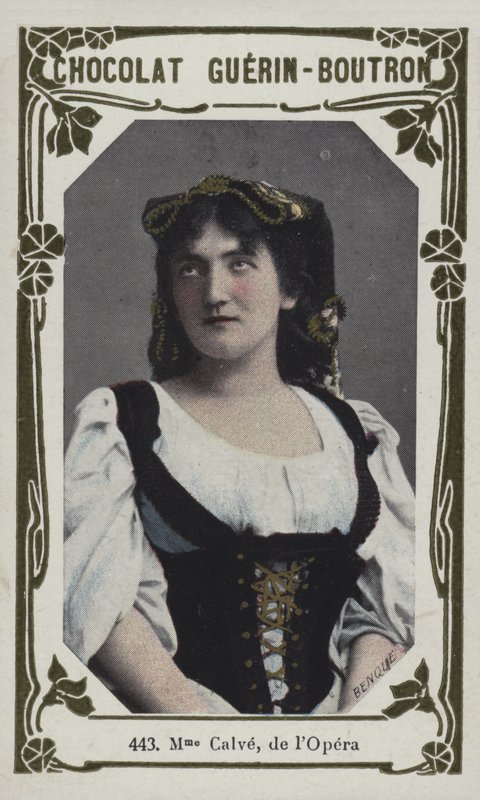 Madame Calvé, von der Oper von French School