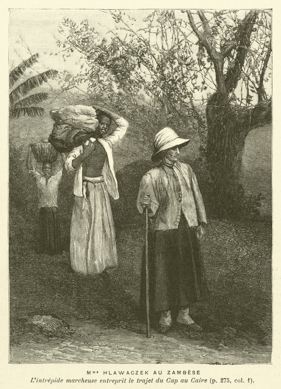 Madame Hlawaczek am Sambesi (Stich) von French School