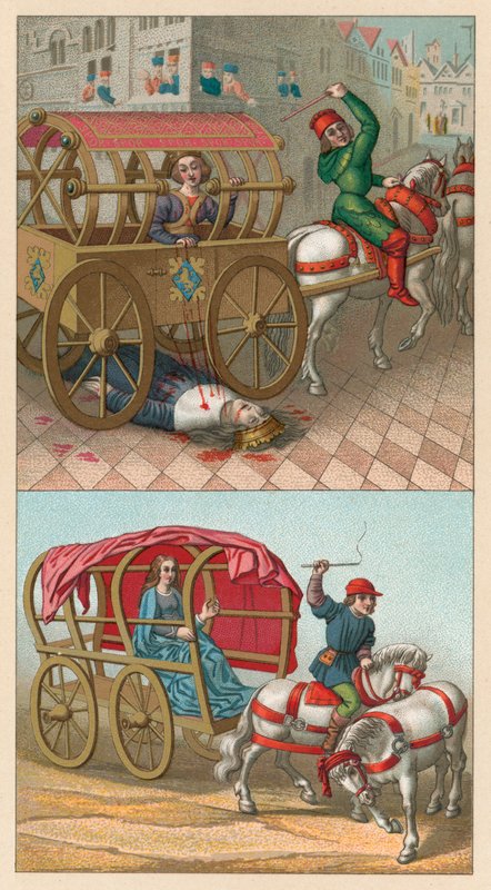 Kostüm des Mittelalters von French School