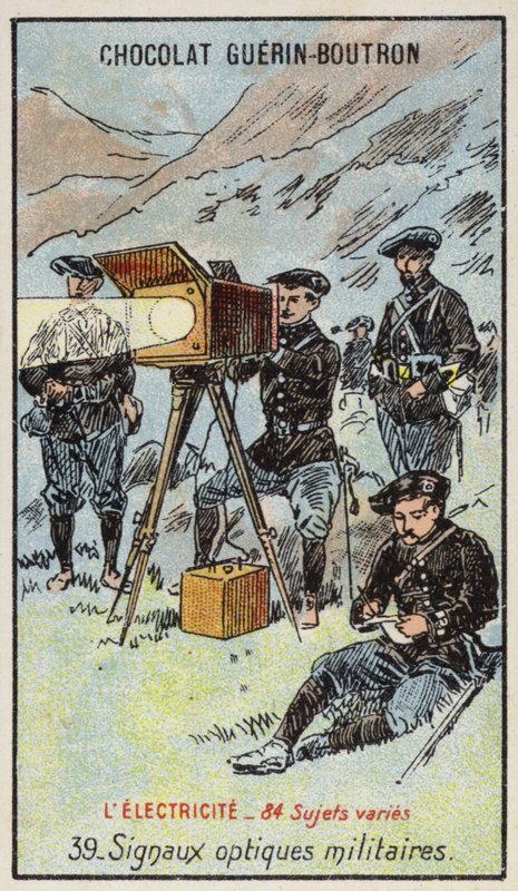 Militärische optische Signale von French School