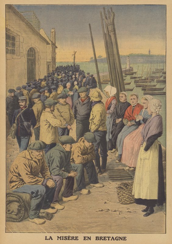 Elend in der Bretagne von French School