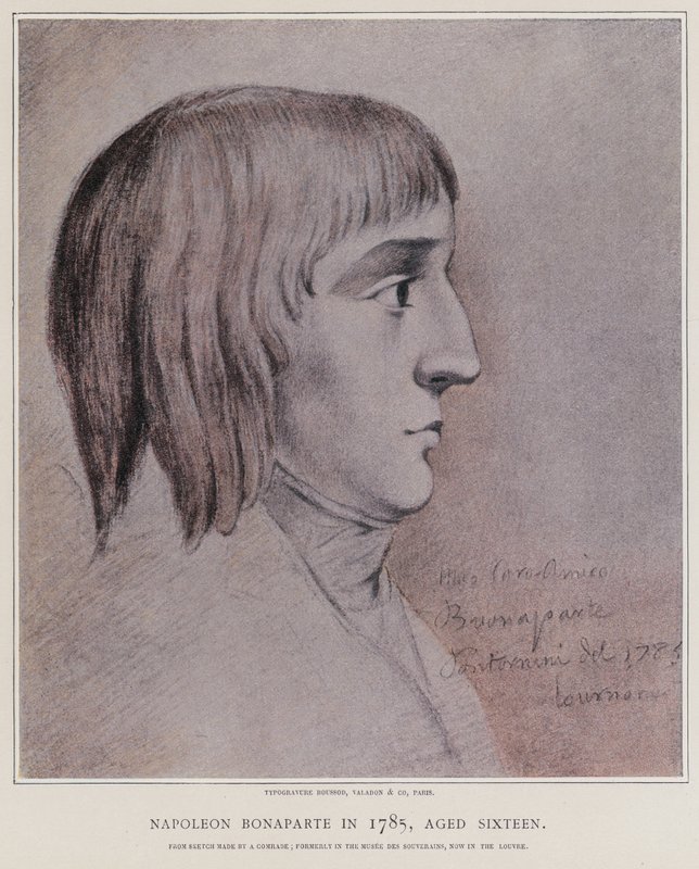 Napoleon Bonaparte 1785 von French School