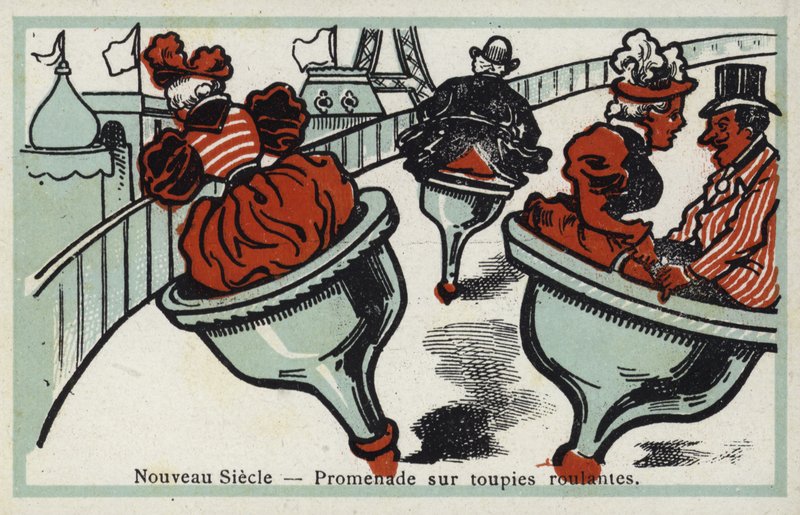 Neues Jahrhundert - ein Spaziergang von oben von French School