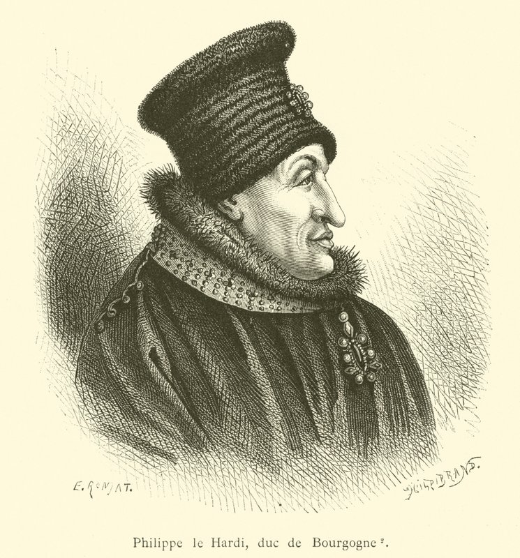 Philippe der Kühne, Herzog von Burgund (Stich) von French School