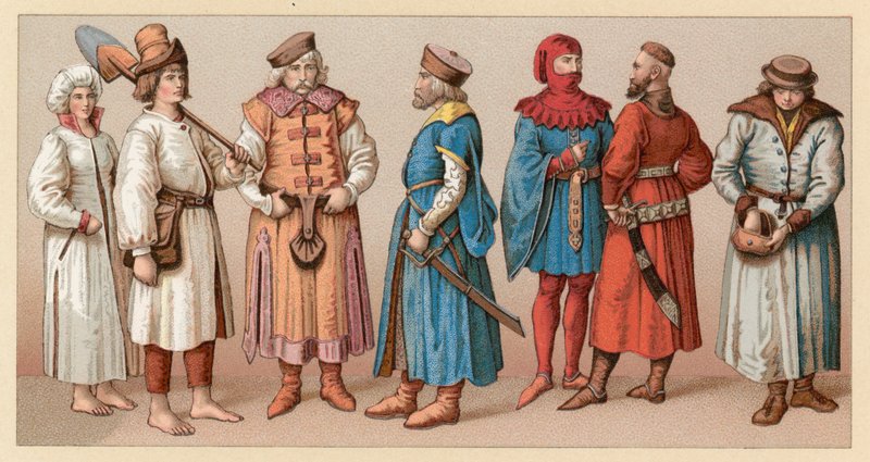 Polnische Tracht von French School