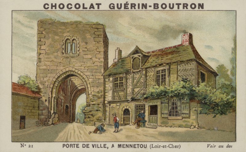 Stadttor in Mennetou, Loir-et-Cher von French School