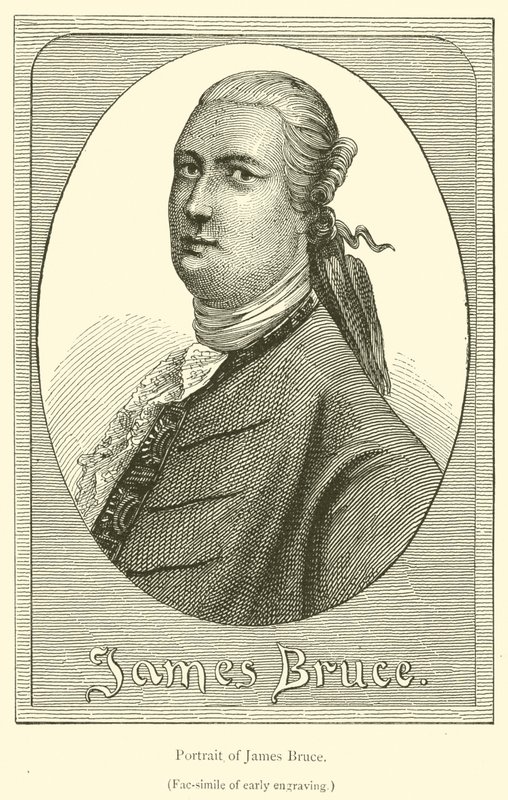 Porträt von James Bruce (Stich) von French School