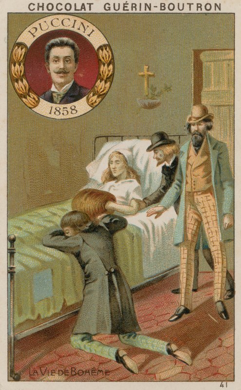 Puccini, La Bohème von French School
