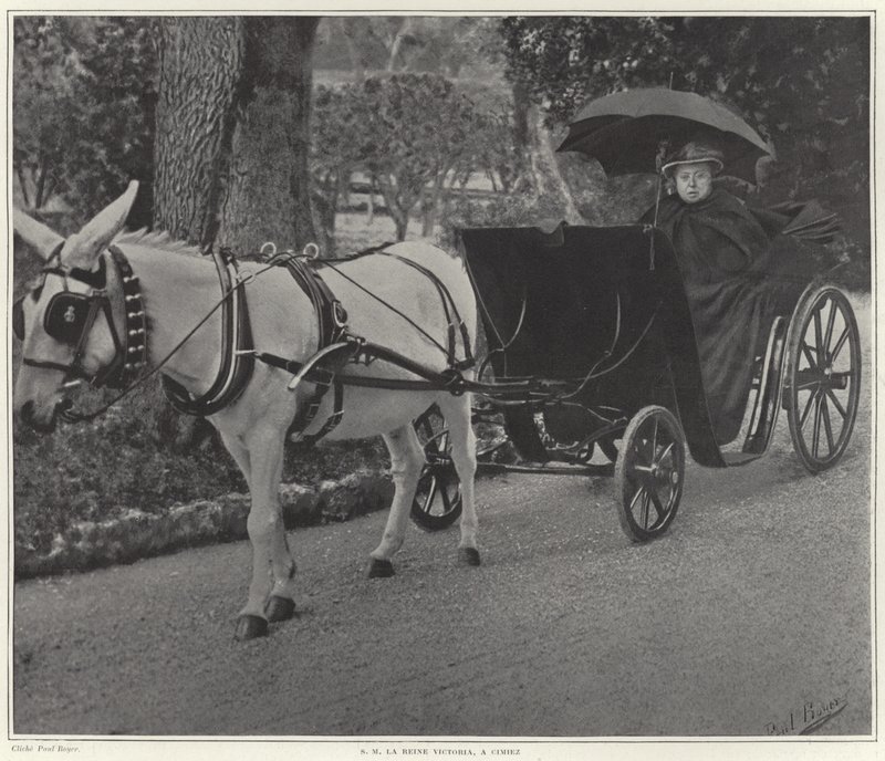 Königin Victoria in Cimiez von French School
