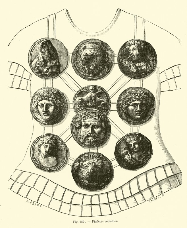 Römische Phalerae von French School