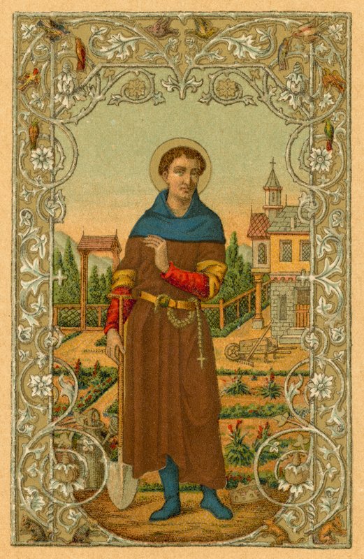 Heiliger Fiacrius, Einsiedler von French School
