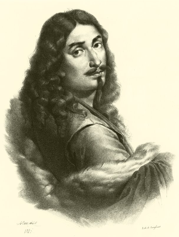 Salvator Rosa, Porträt von French School