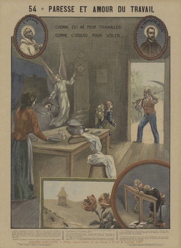 Faulheit und Fleiß von French School
