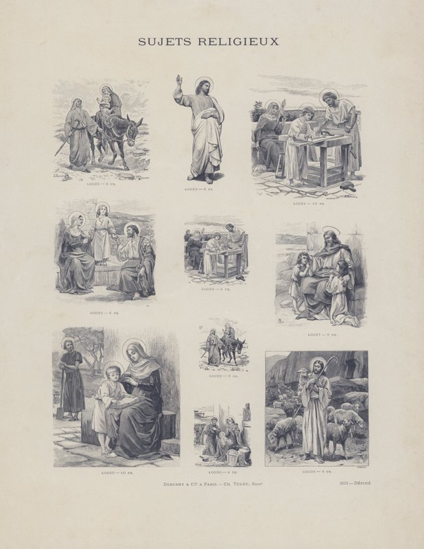 Religiöse Themen von French School