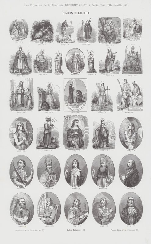 Religiöse Themen von French School