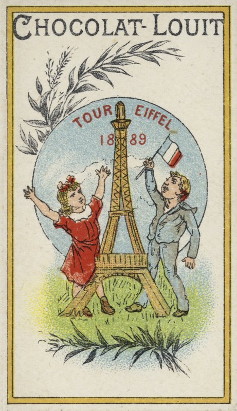 Der Eiffelturm, 1889 von French School