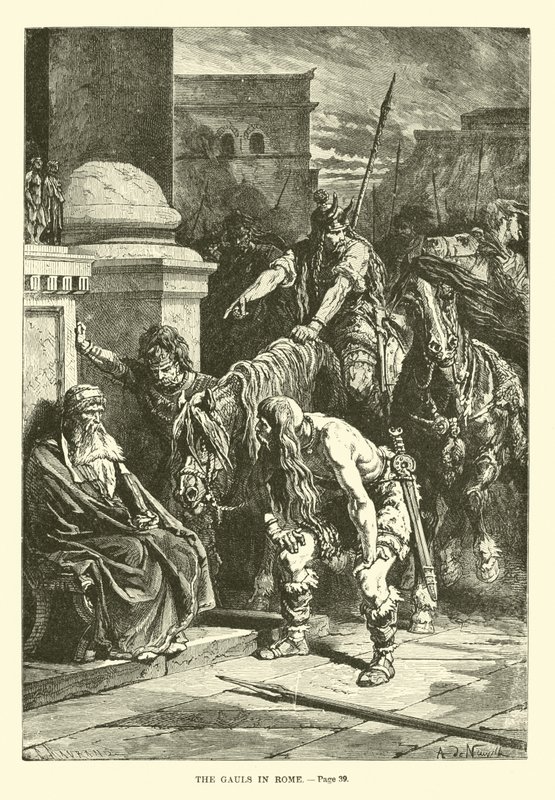 Die Gallier in Rom von French School
