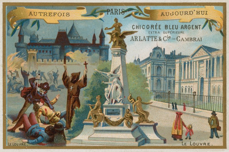 Der Louvre, Paris von French School